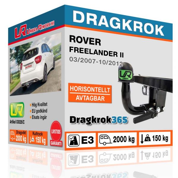 dragkrok till rover freelander köp på dragkrok365.se