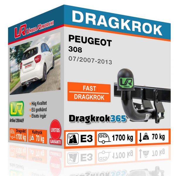 dragkrok peugeot 308 handla på www.dragkrok365.se