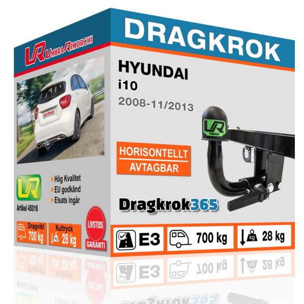 DRAGKROK hyundai i10 dragkrok365.se
